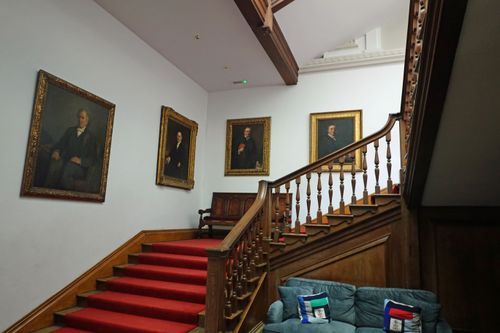 The main staircase