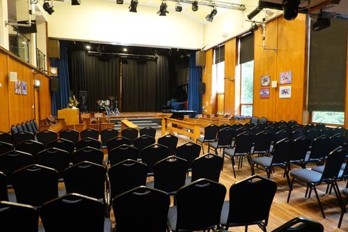 The theatre auditorium